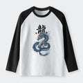 Trending Unisex Blue Dragon Long Sleeve Tee