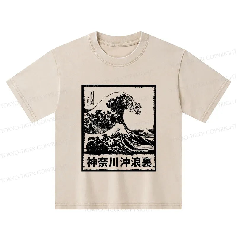 Kyoto-Lion Legendary Wave Kids Washed T-Shirt