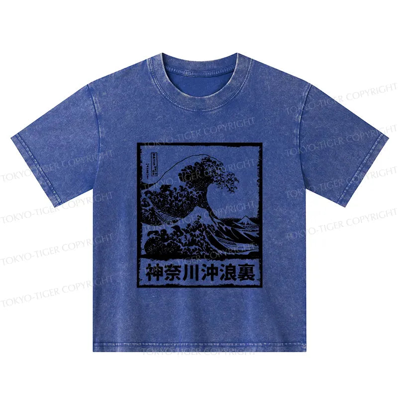 Kyoto-Lion Legendary Wave Kids Washed T-Shirt