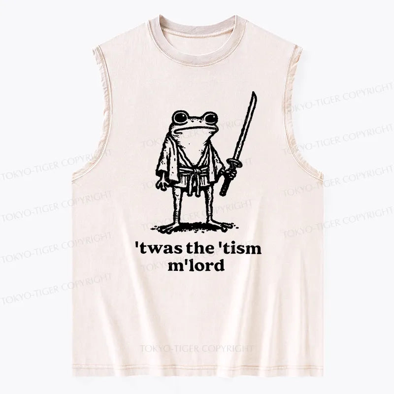 Kyoto-Lion Focused Samurai Frog Washed Tank