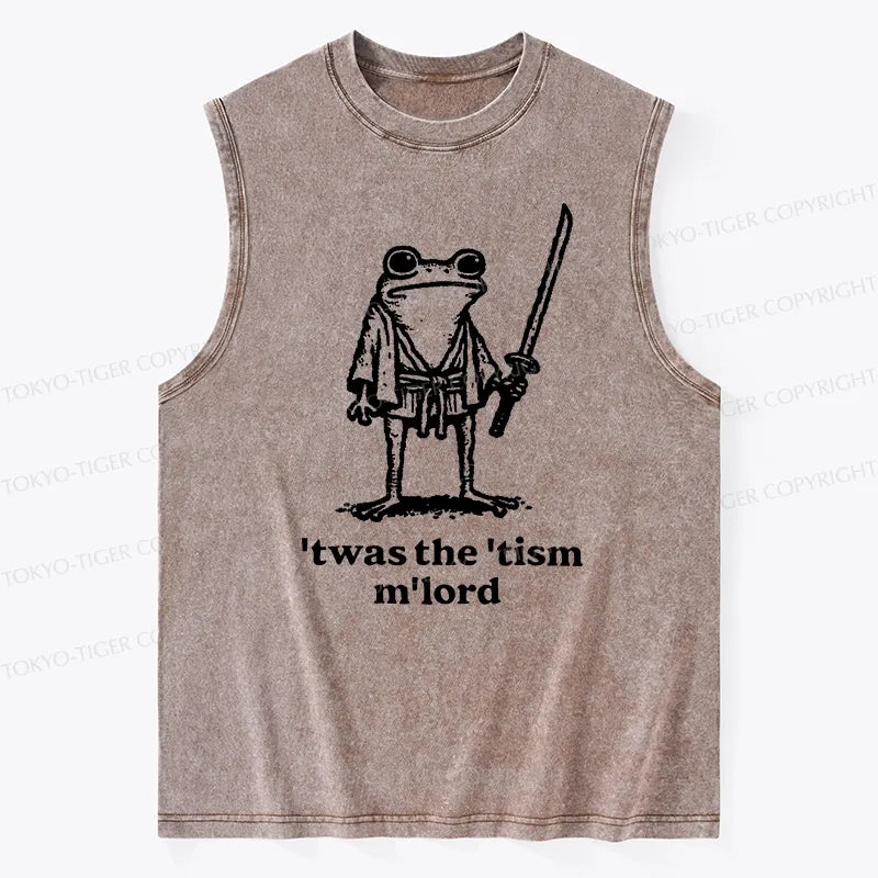 Kyoto-Lion Focused Samurai Frog Washed Tank