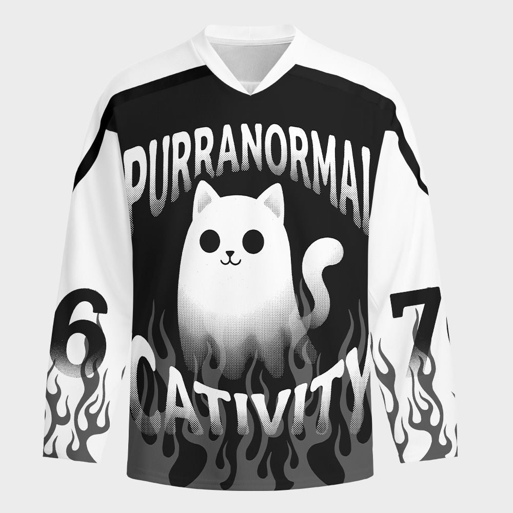 Kyoto-Lion Purranormal Cativity Long-Sleeve Hockey Jersey