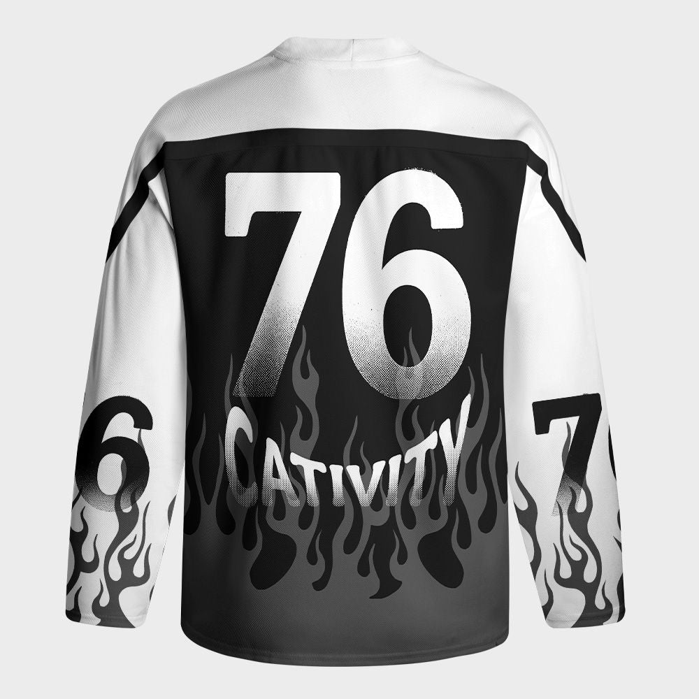 Kyoto-Lion Purranormal Cativity Long-Sleeve Hockey Jersey