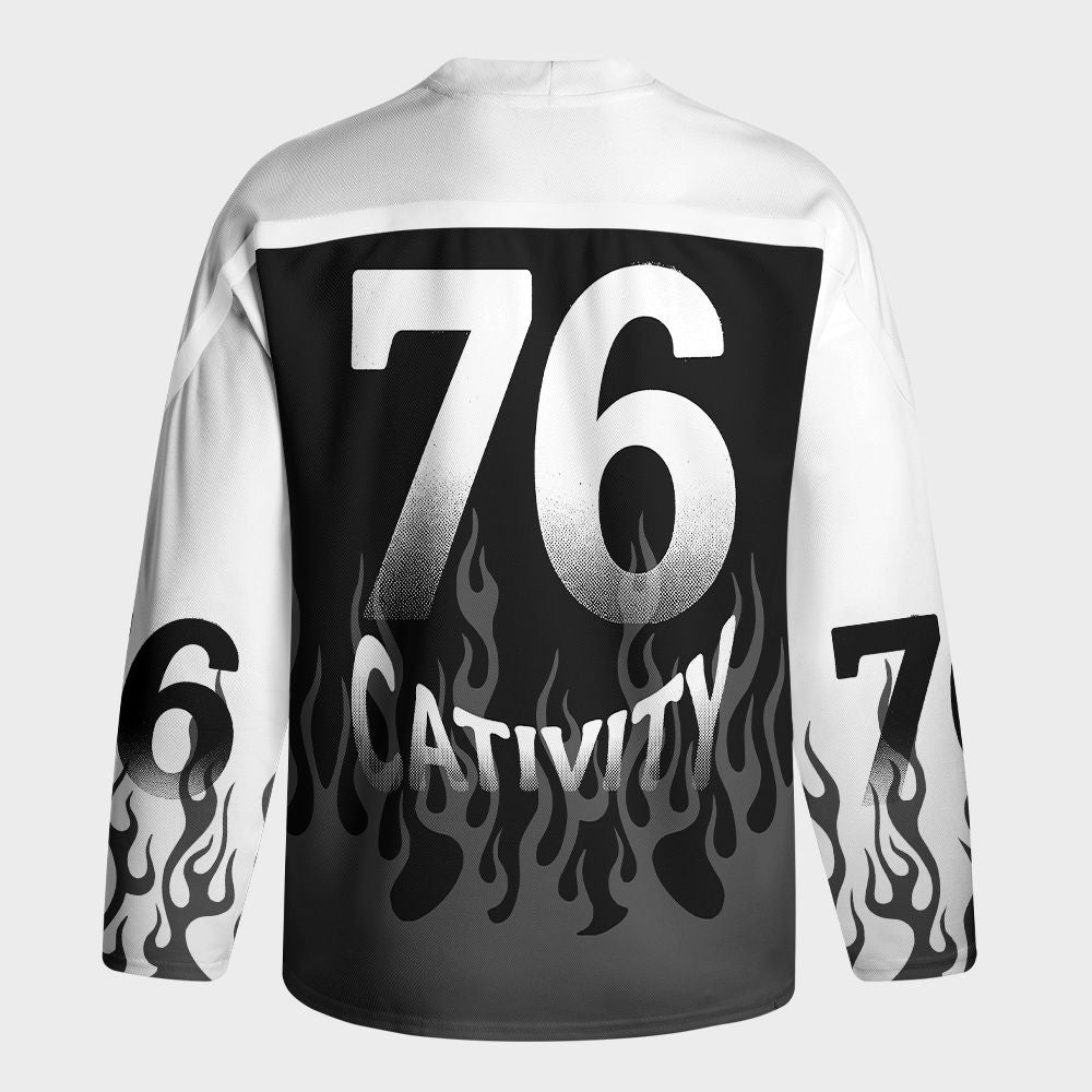 Kyoto-Lion Purranormal Cativity Long-Sleeve Hockey Jersey