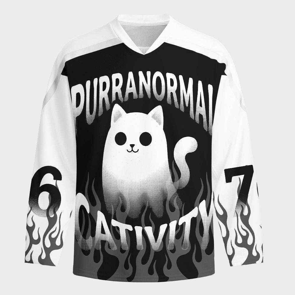 Kyoto-Lion Purranormal Cativity Long-Sleeve Hockey Jersey