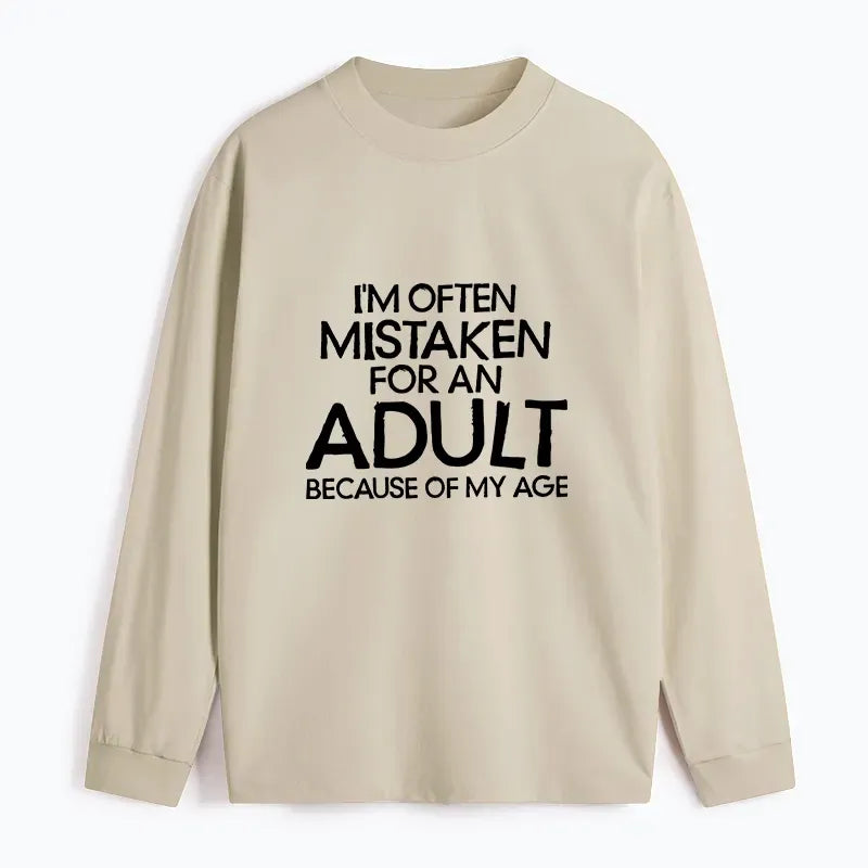 Kyoto-Lion Old In Age But Young At Heart Classic Long Sleeve T-Shirt