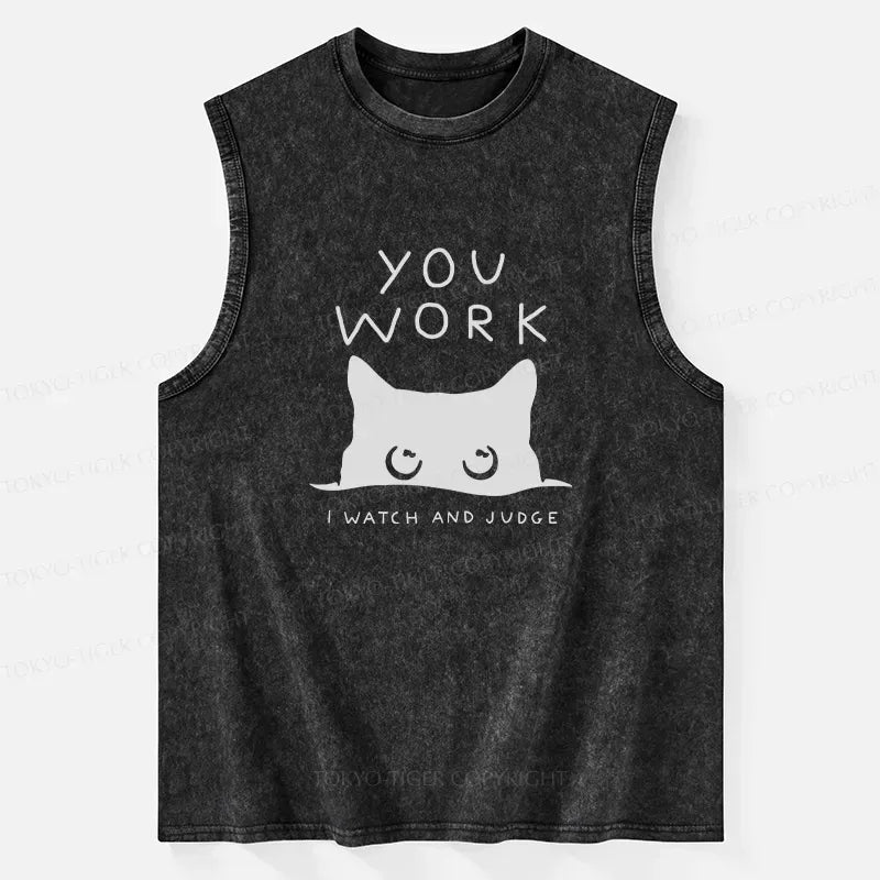 Kyoto-Lion Cat Spies Tank Top for Summer