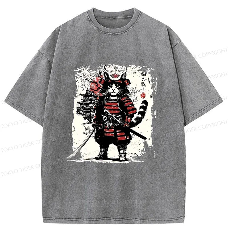 Retro Cat T-Shirt for Daily Wear