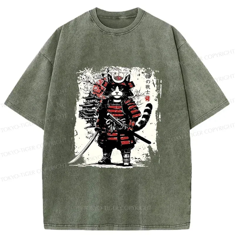 Retro Cat T-Shirt for Daily Wear