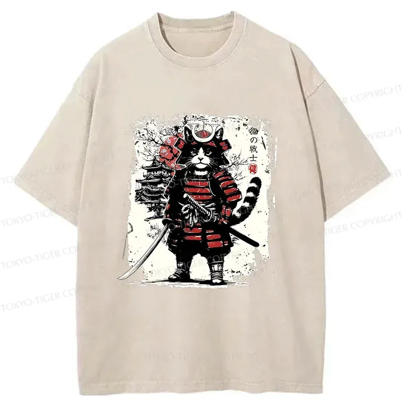 Retro Cat T-Shirt for Daily Wear