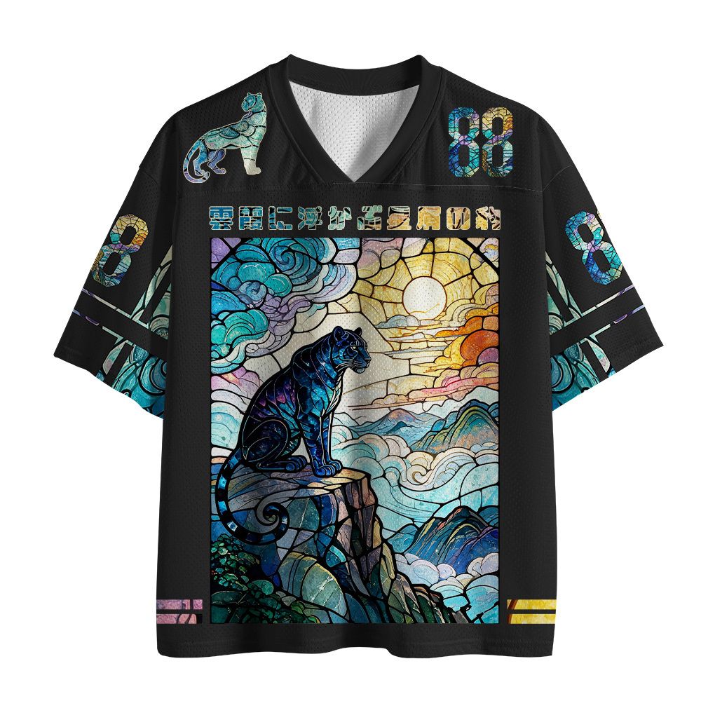 Japanese Art Mesh Jersey for Daily Wear