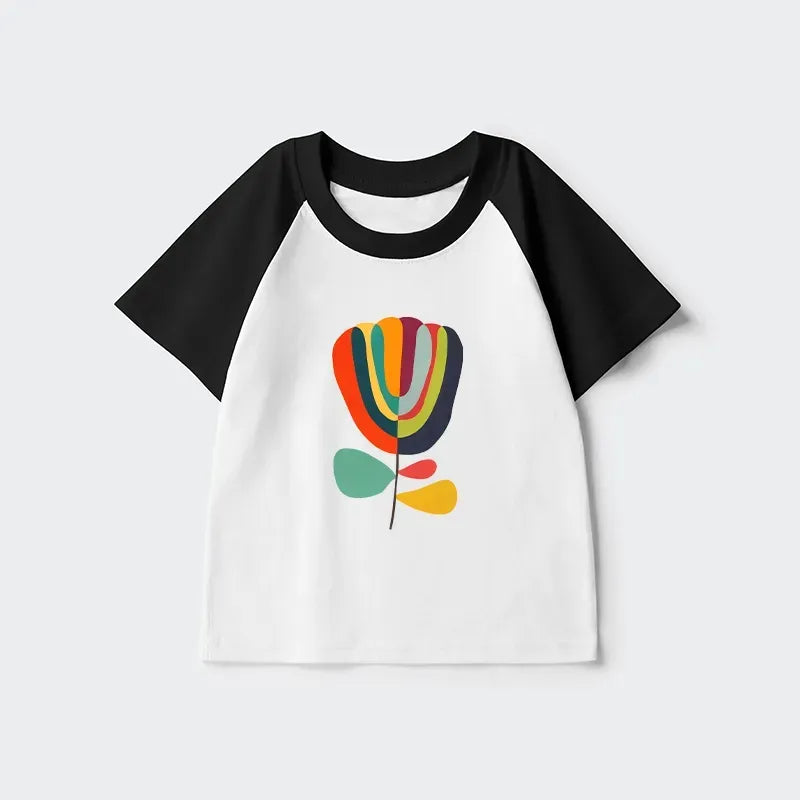 Japanese Minimalist Kids Tee for Daily Wear