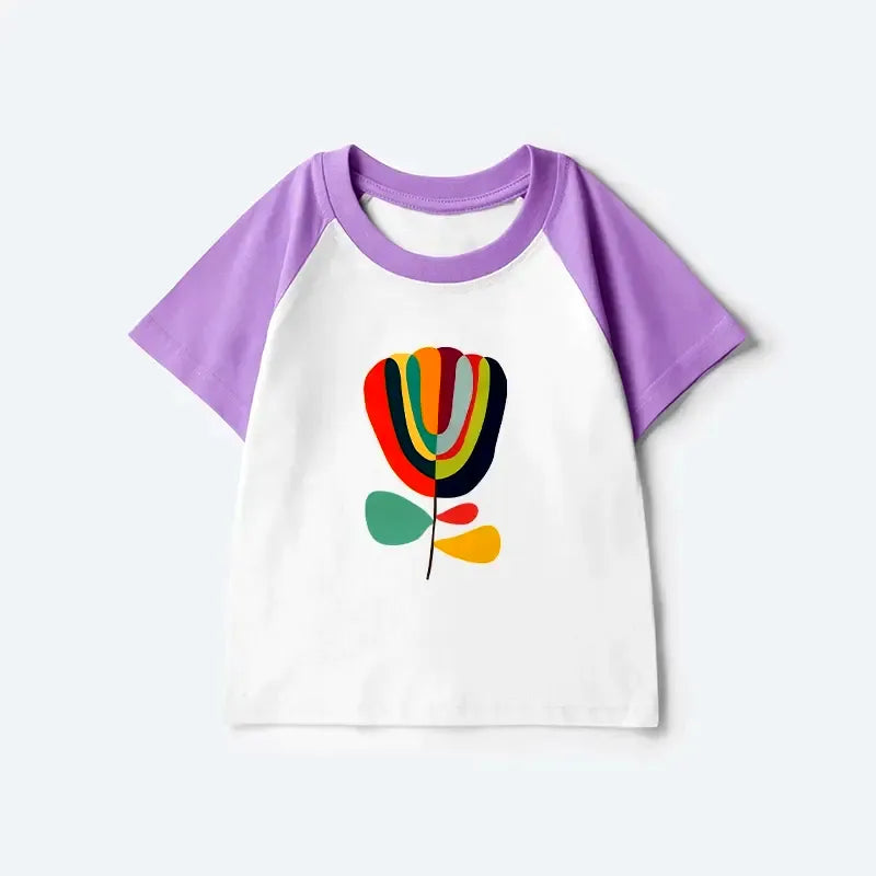 Japanese Minimalist Kids Tee for Daily Wear