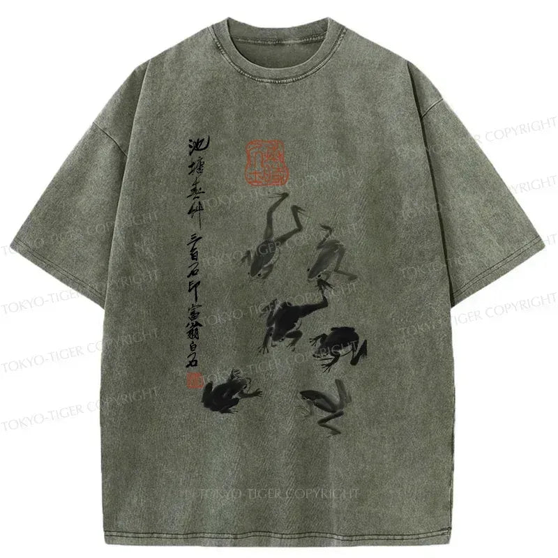 Retro Kyoto Frog Tee Best Seller