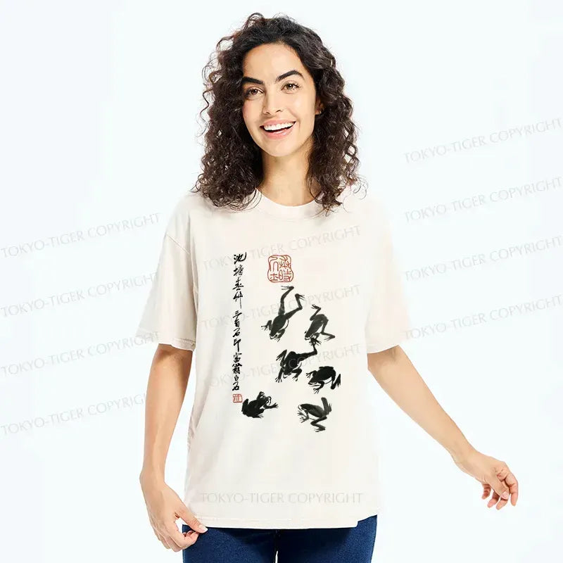 Retro Kyoto Frog Tee Best Seller
