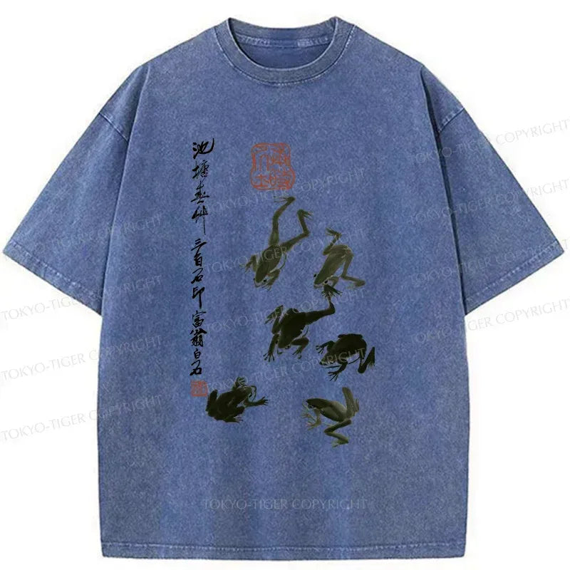 Unisex Frog T-Shirt for Summer Vacation