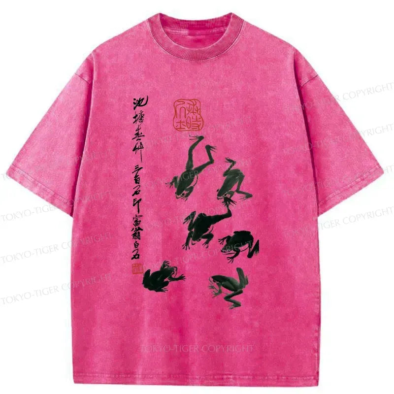 Unisex Frog T-Shirt for Summer Vacation