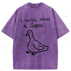 stupid goose kyoto lion vintage tee for gift