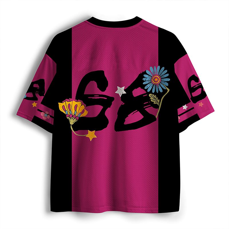 breathable mesh jersey for fitness