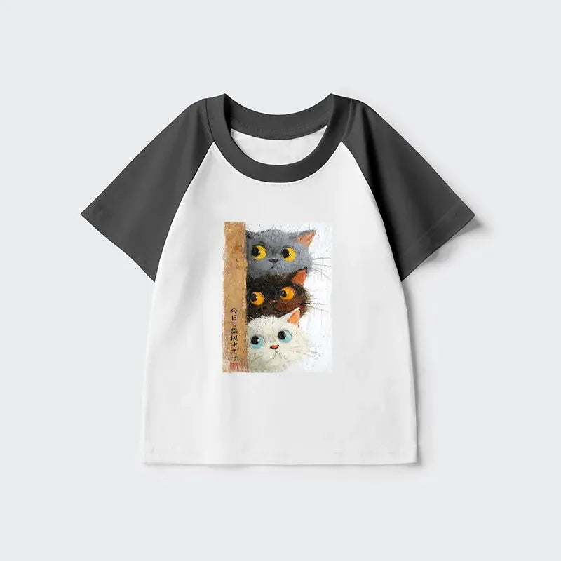 Trendy Kids Raglan T-shirt for Summer