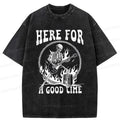 Skull T-Shirt Japanese Streetwear Style