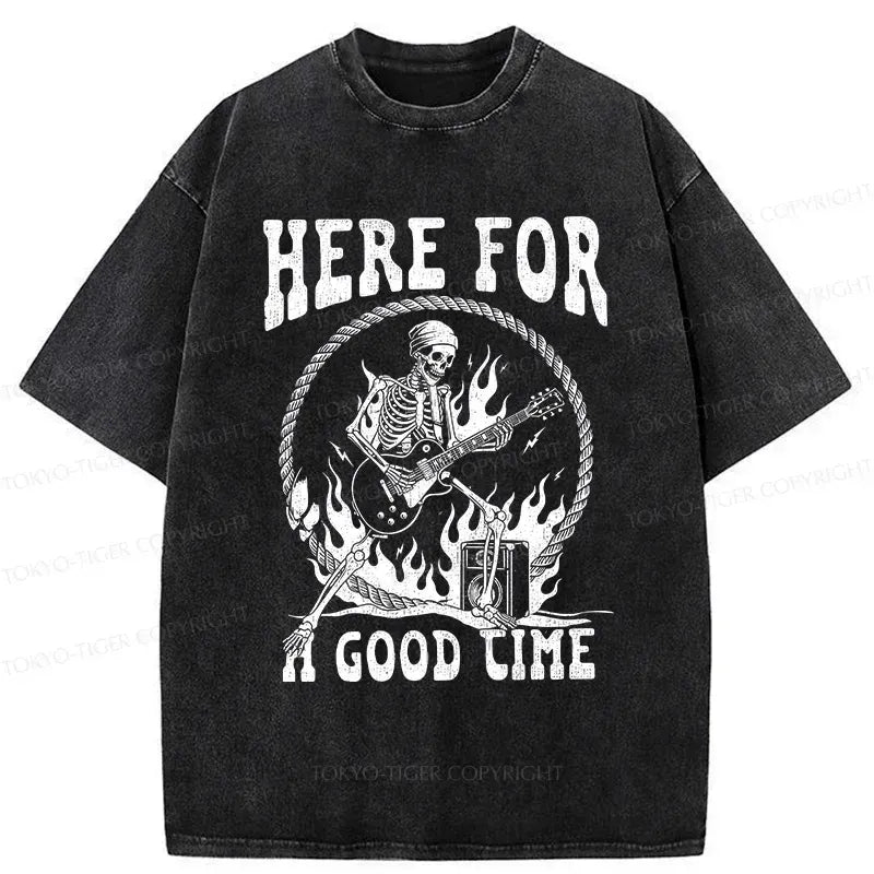 Skull T-Shirt Japanese Streetwear Style