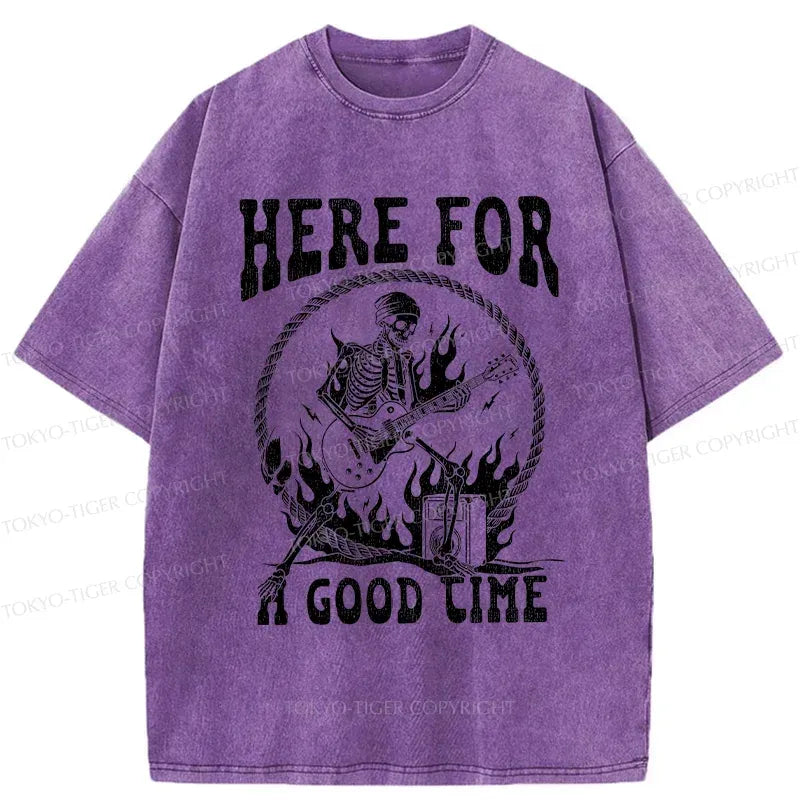 Skull T-Shirt Japanese Streetwear Style