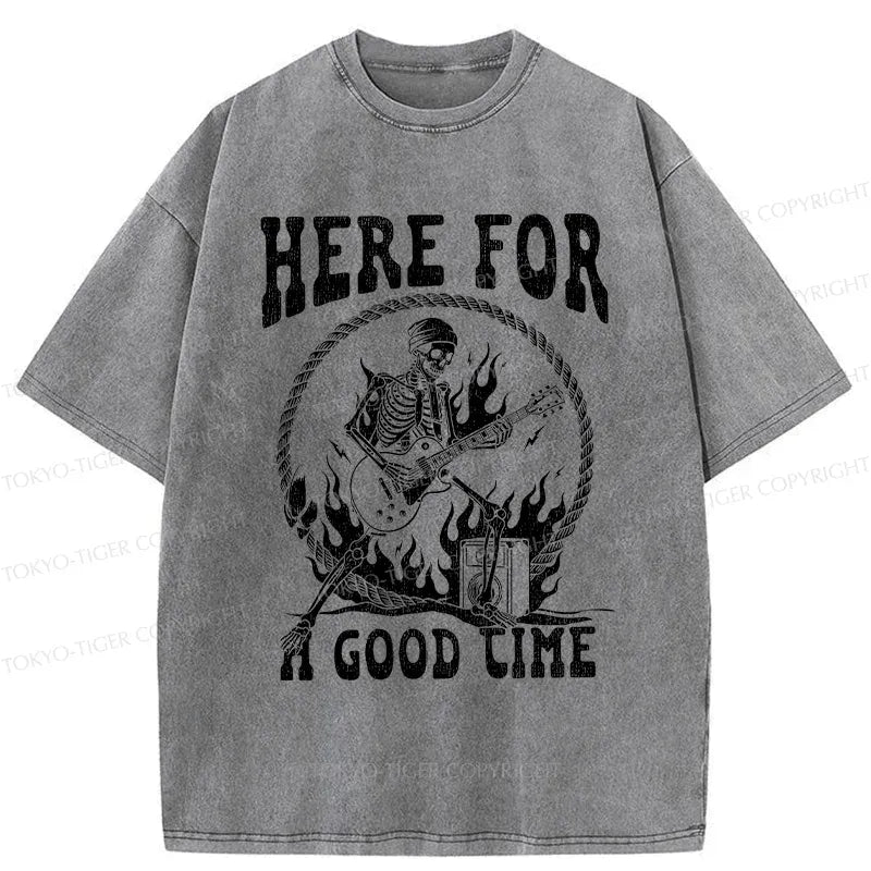Skull T-Shirt Japanese Streetwear Style