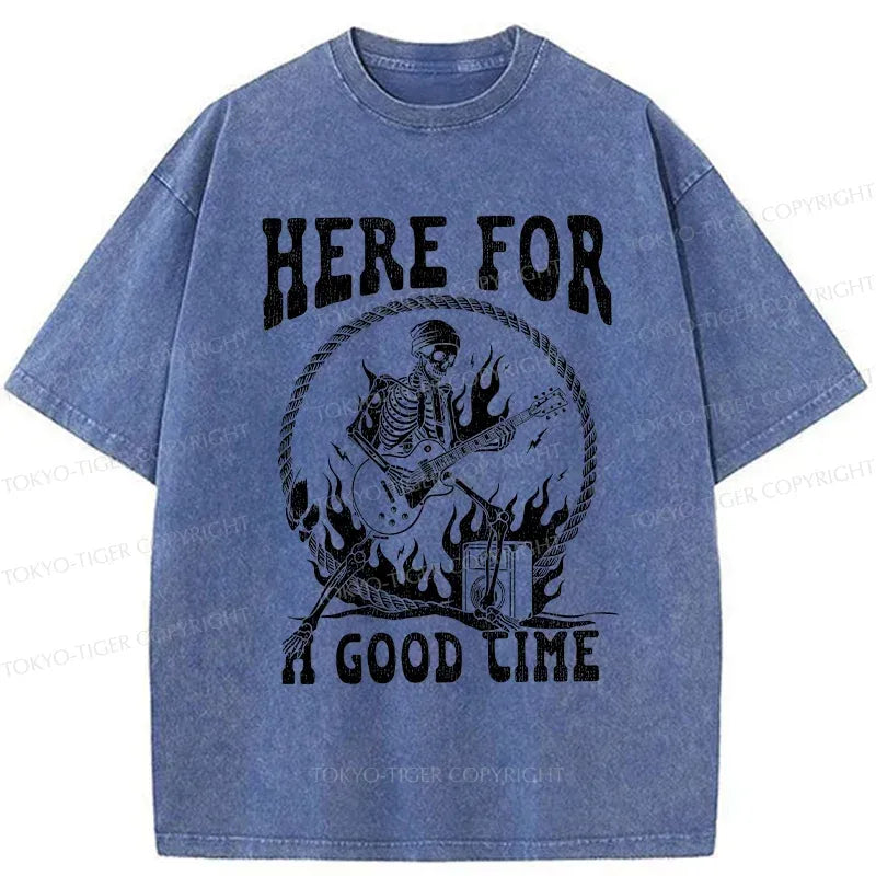 Funny Washed T-Shirt for Daily Wear