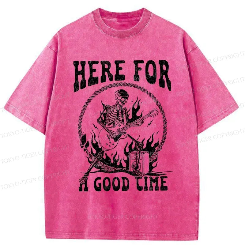 Funny Washed T-Shirt for Daily Wear
