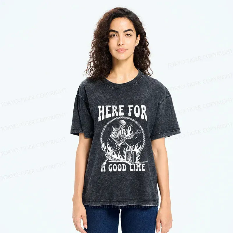 Skull T-Shirt Japanese Streetwear Style