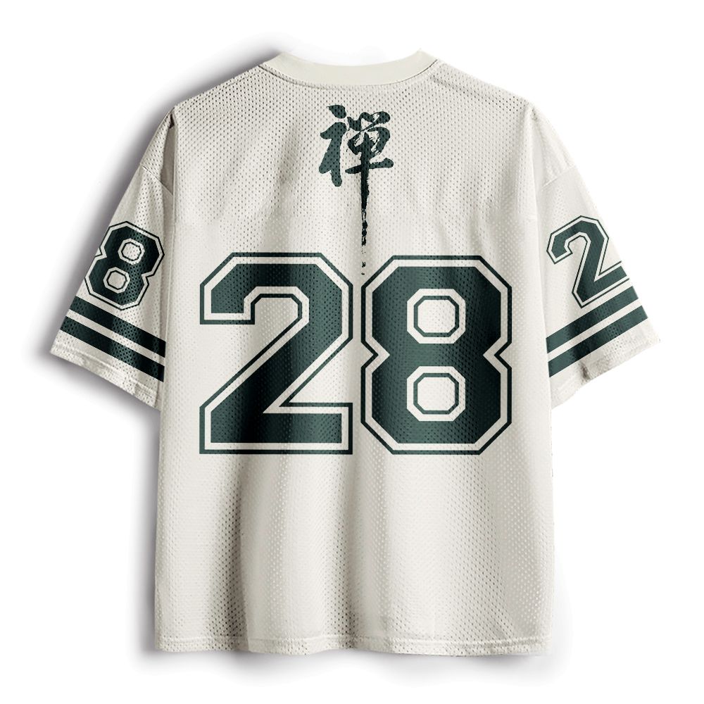 Kyoto-Lion Zen Meditating Cat Mesh Jersey