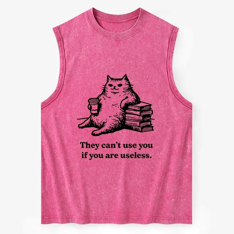 funny Japanese cat tank top gift idea