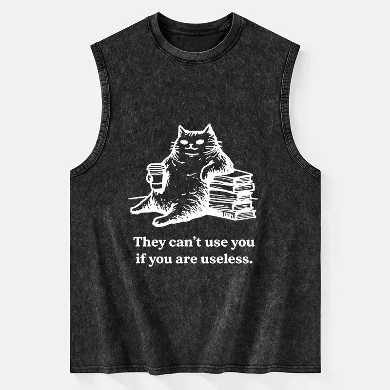 funny Japanese cat tank top gift idea