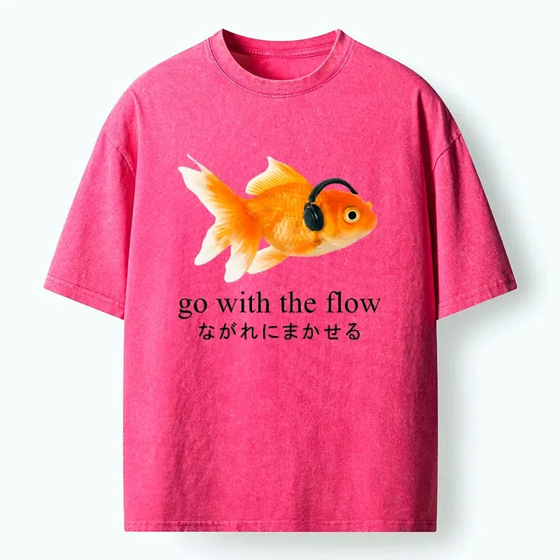 Japanese Washed T-Shirt for Summer