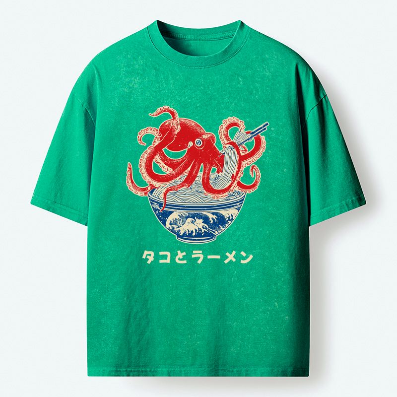 Japanese Vintage Style Unisex Cotton T-Shirt