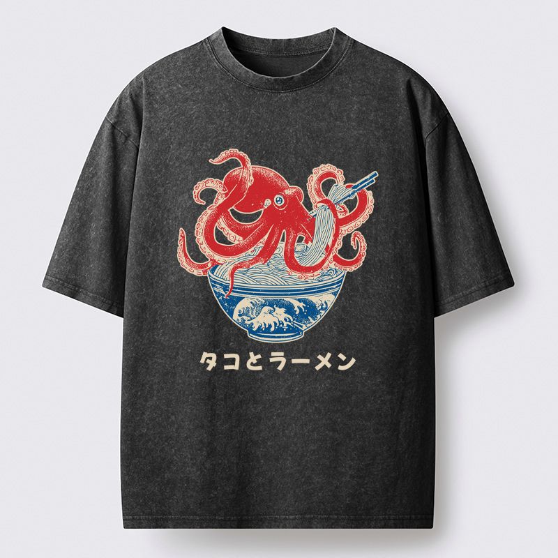 Japanese Vintage Style Unisex Cotton T-Shirt