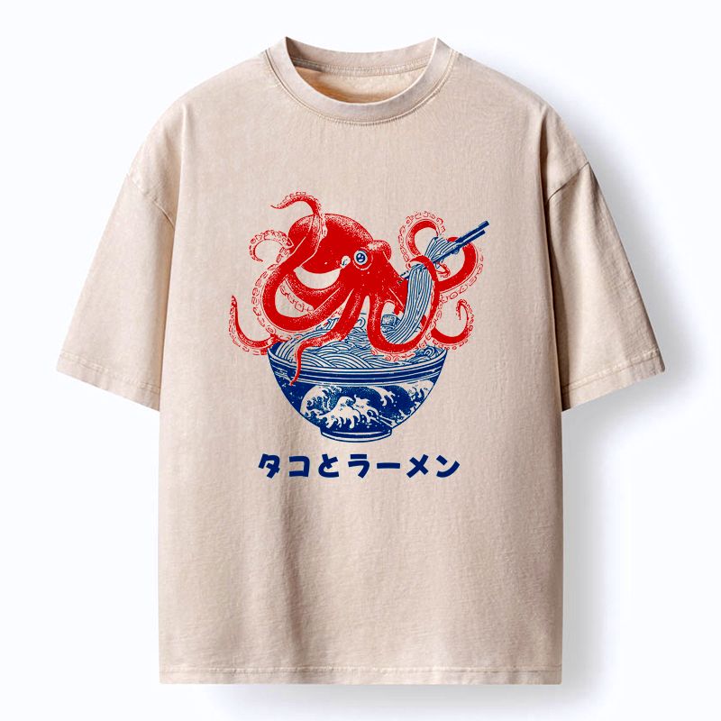 Japanese Vintage Style Unisex Cotton T-Shirt