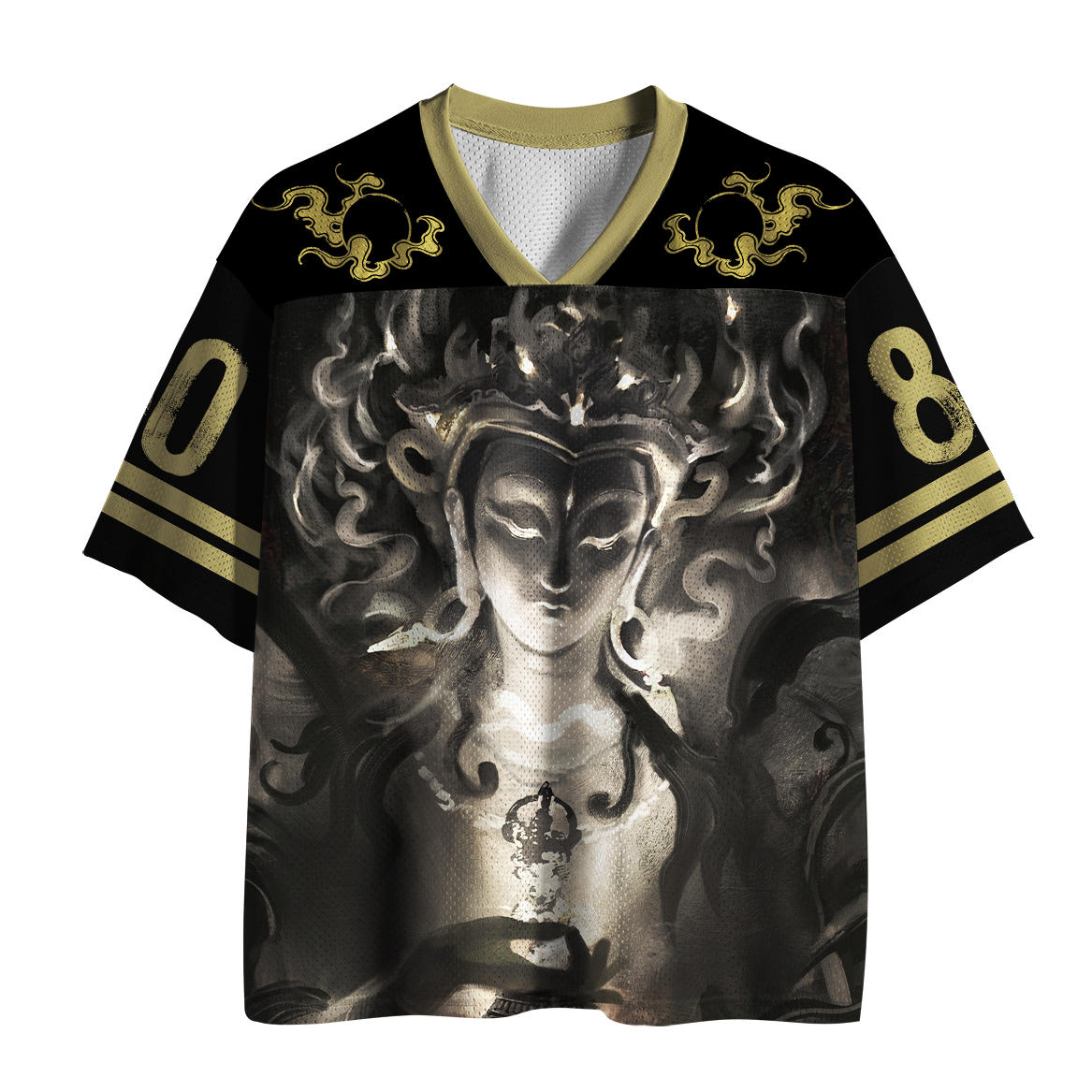 Kyoto Lion Japanese Streetwear Mesh Jersey