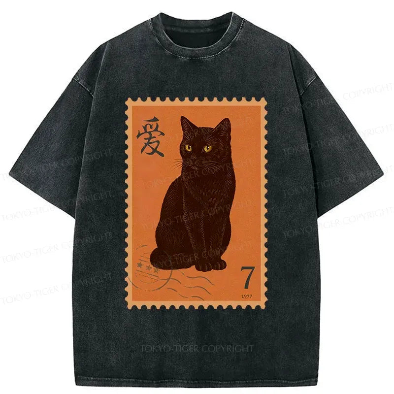 Unisex Cat T-Shirt for Streetwear