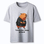 Samurai Capybara T-Shirt for Daily Wear