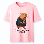 Samurai Capybara T-Shirt for Daily Wear