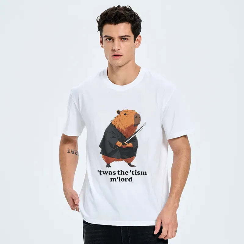 Kyoto-Lion Focused Samurai Capybara Classic T-Shirt