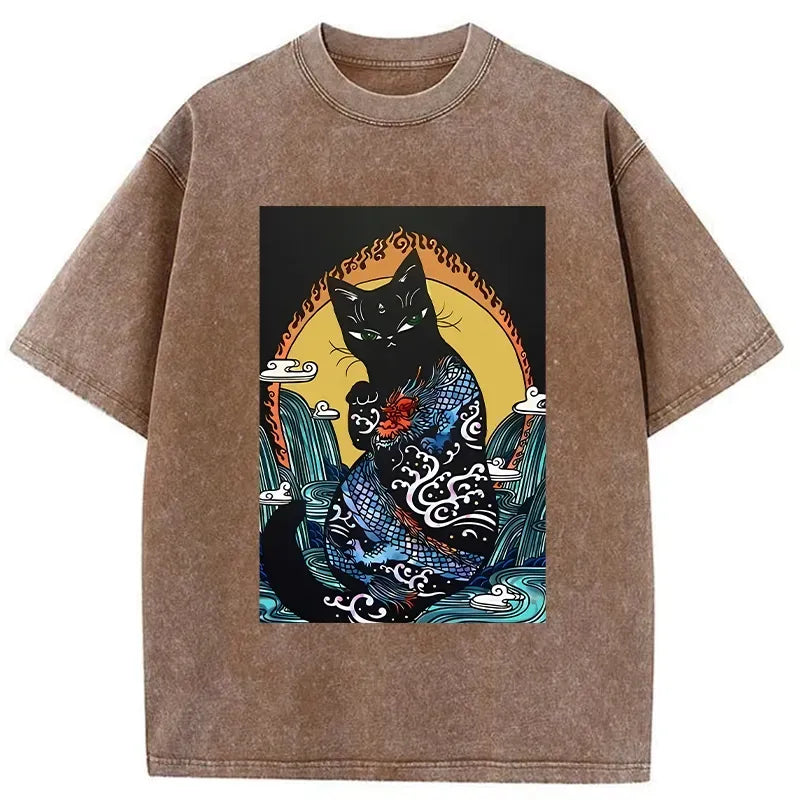 kyoto lion dragon tee for streetwear