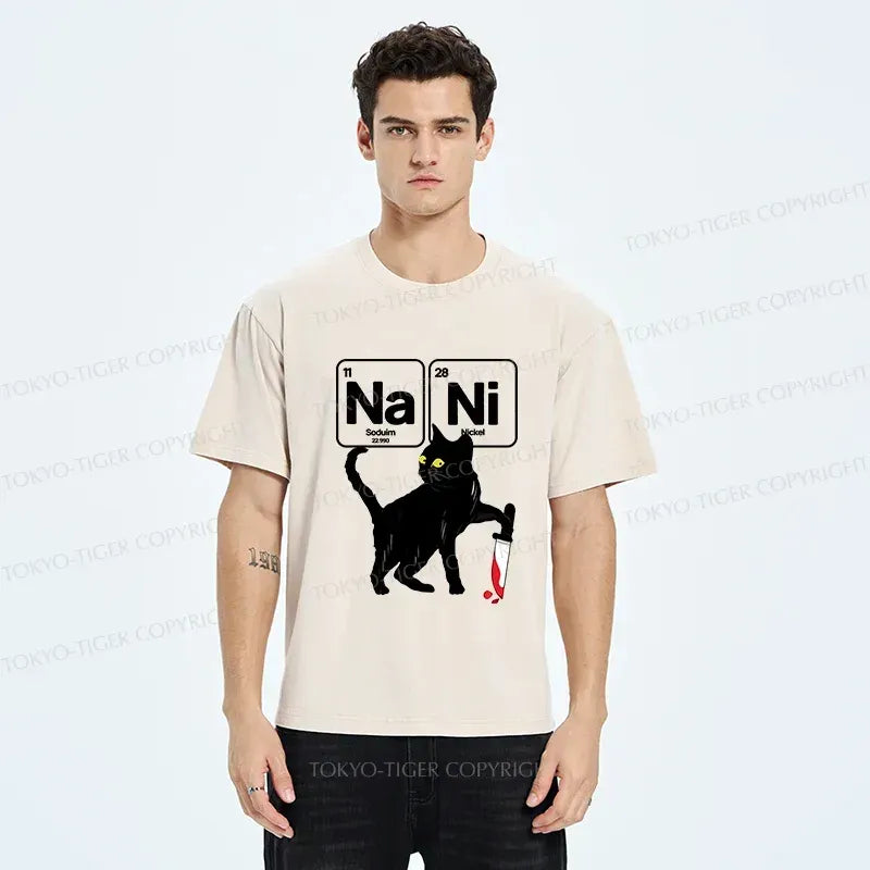 Vintage Washed Cat T-Shirt Free Shipping