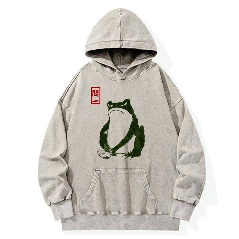 kyoto lion washed hoodie for daily wear