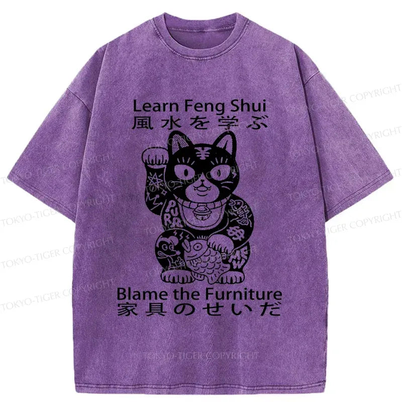 japanese feng shui t-shirt for daily wear