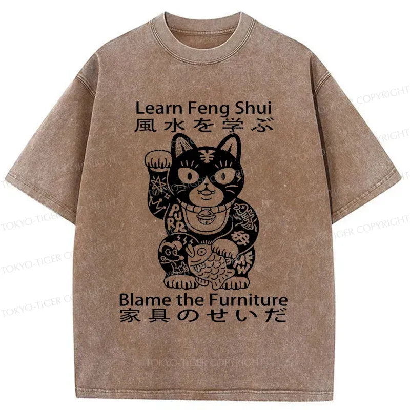 japanese feng shui t-shirt for daily wear