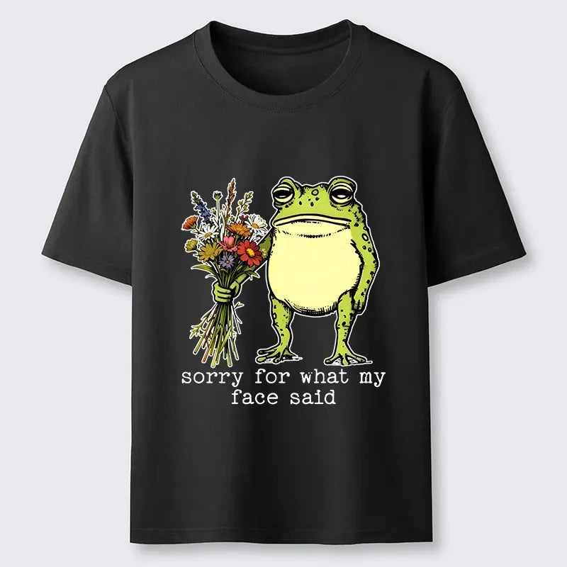 funny kyoto lion frog t-shirt for streetwear