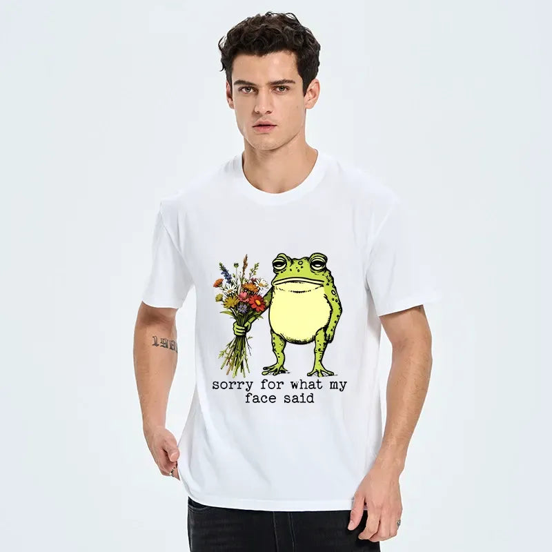 funny kyoto lion frog t-shirt for streetwear